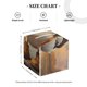 thumbnail image 4 of Balery Hiking Duck Porta Pañuelos de Cuero con Estampado – Funda Moderna Cuadrada para Caja de Pañuelos, Dispensador 5x5x5'', 4 of 7