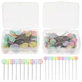 thumbnail image 1 of Dressmaker Pin Small Sewing Pin Assorted Color 5.40X1.00X0.10cm For Everyday Wear 200Pcs, 1 of 4