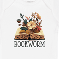 thumbnail image 4 of Inktastic Bookworm Book Lover Reading Quote Girls Baby Bodysuit, 4 of 5