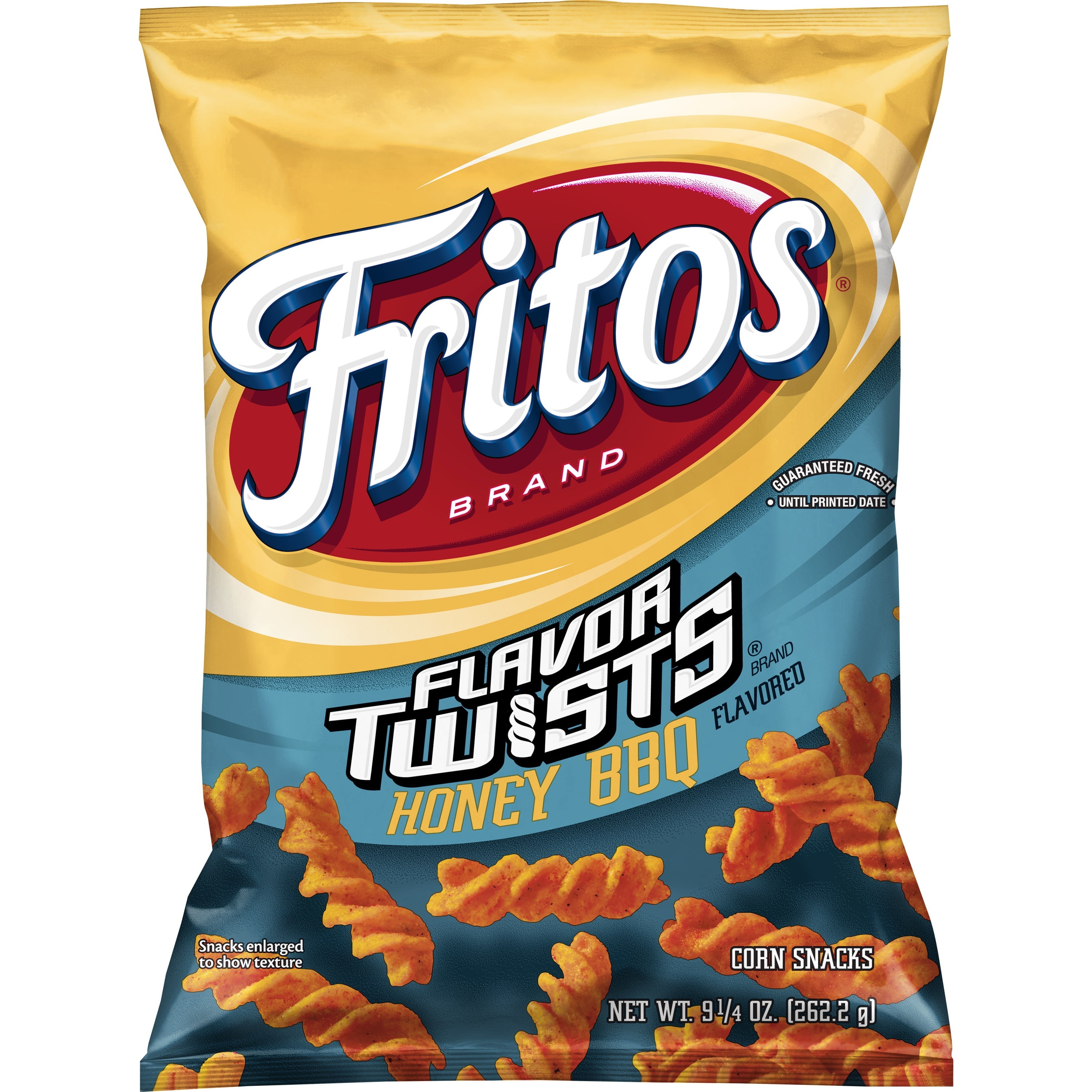 Fritos Flavor Twists Honey BBQ Corn Snacks, 9.25 oz Bag