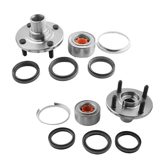 Pair of 2 Front Wheel Hub Bearing Assembly For 1987-2002 Toyota Corolla