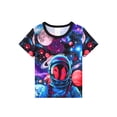 thumbnail image 5 of ATAIKU Summer Pajamas for Boys Astronaut Short Sleeve 2-Piece PJs Set Toddler Kid Comfy Sleepwear Size 3-12Y, 5 of 15