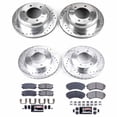 thumbnail image 3 of PowerStop Front and Rear Z23 Evolution Sport Carbon-Fiber Ceramic Brake Pad and Drilled & Slotted Rotor Kit Fits: HONDA ISUZU Select Models K4311, 3 of 10