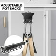 thumbnail image 2 of Adjustable Clothes Rails Wardrobe Pull Out Retractable Cabinet Clothes, 2 of 8