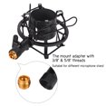 thumbnail image 3 of Metal Univerdal Condenser Microphone Mic Shock Mount Holder Bracket -vibration for On-line Broadcasting Studio Music Recording, 3 of 6