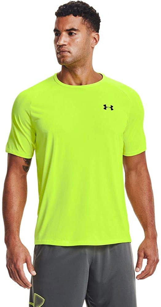 Under Men's Velocity Loose High-vis Yellow Shirt (S) - Walmart.com