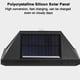 thumbnail image 4 of Paquete de 4 luces solares para exteriores FloreceBien, luz de seguridad para pared con mejora del ángulo de iluminación, 4 of 5