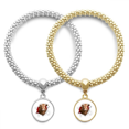 thumbnail image 1 of Animal Paper Break Shocks Bulls Lover Bracelet Bangle Pendant Jewelry Couple Chain, 1 of 3