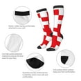 thumbnail image 3 of Fuzoiu Red Cross 1 Print Adult Stockings,Crew Socks,Unisex Fashion Socks, Casual Sports Socks,Comfortable Crew Socks for Everyday Wear and Sports, 3 of 6