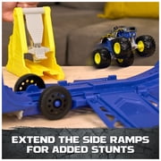 Monster Jam Launch & Load Launcher 2-in-1 Hauler Playset for Kids 3 and up