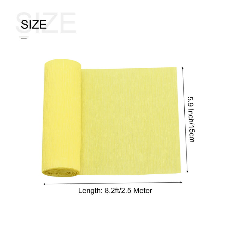 Crepe Paper roll 180g (50 x 250cm) Yellow Earth (Shade 611)