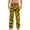 Yellow, variant on Yuncity Halloween Pajama Pants Men Casual Sleep With Drawstring Pockets Comfortable Relaxed Fit Stretchy Soft Mens Pj Pants L
