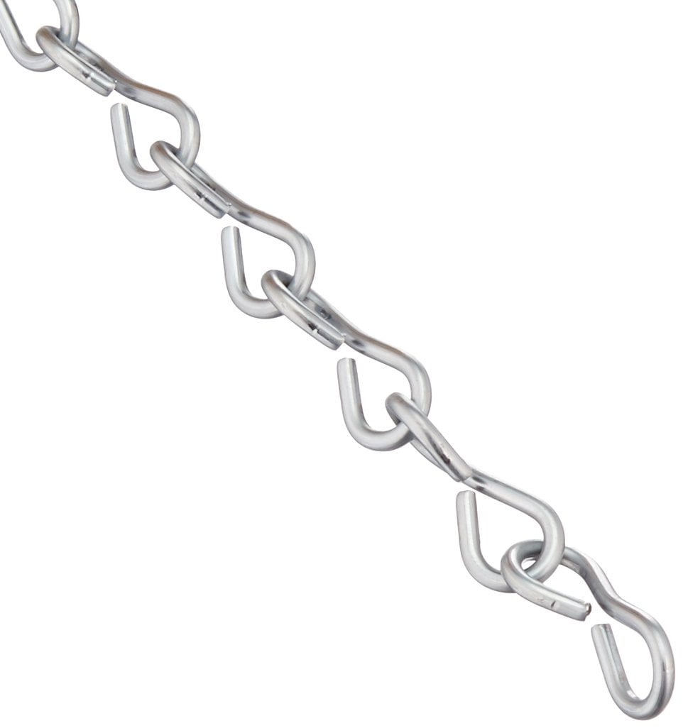 L.H. Dottie CH1010 Jack Chain, No.10 Gauge, Bright Galvanized