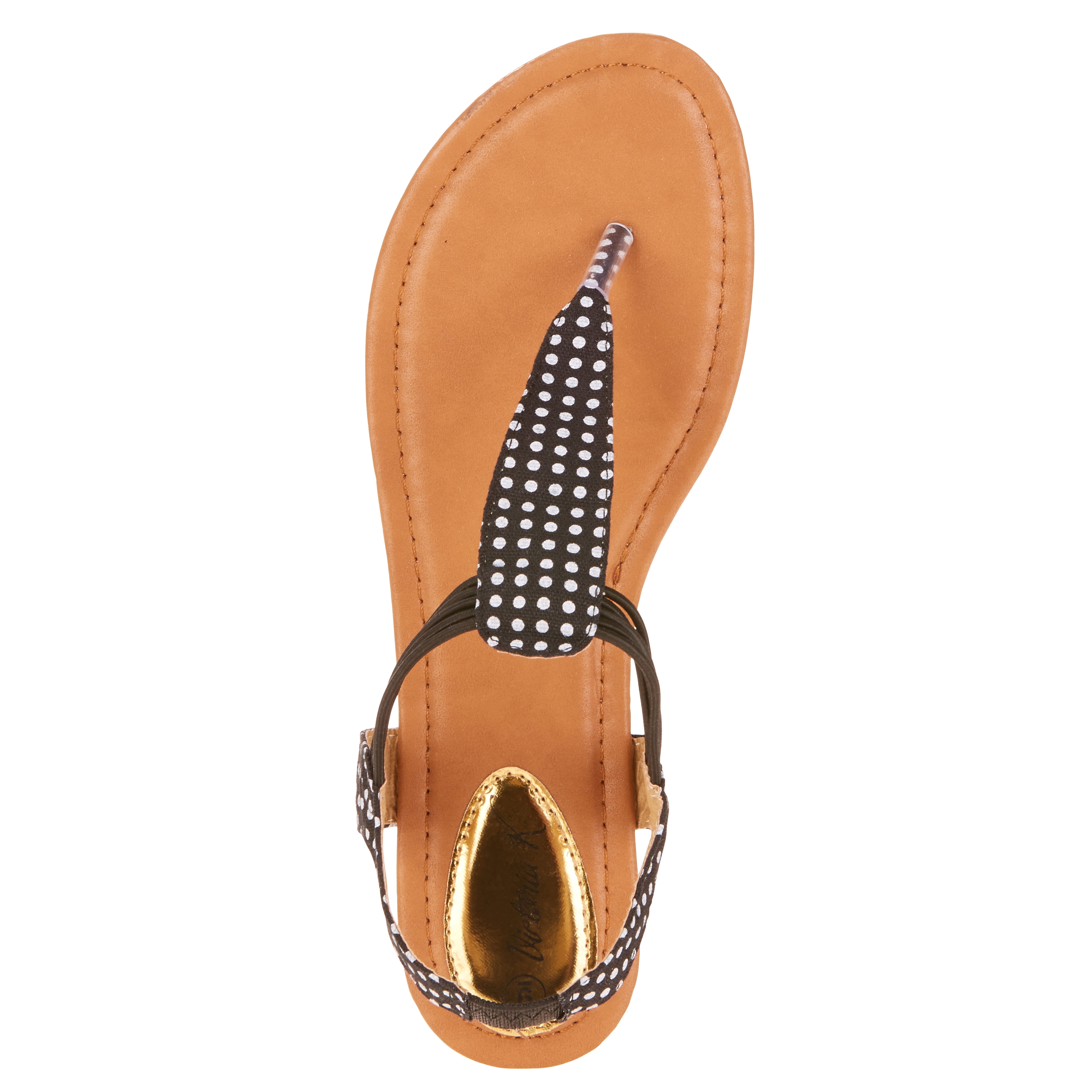 Victoria K Women's Fashion Polka-Dot Sandals