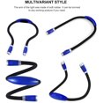 thumbnail image 1 of Lámpara de lectura recargable AAOMASSR con 4 LED para el cuello, ideal para leer en la cama, 3 niveles de brillo, 2 brazos de silicona suave, cómoda y duradera. Ideal para amantes de la lectura,, 1 of 8