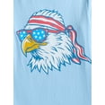 thumbnail image 2 of Wonder Nation Boys Americana Bird Graphic T-Shirt, Sizes 4-18, 2 of 3