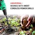 thumbnail image 2 of 24 Pouces de Terre Foreuse Perceuse Clôture Jardin Plantation Post Trou Outil de Creusement, 2 of 8