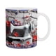 thumbnail image 2 of Taza con diseño floral de máquina de coser, divertida taza de café, ideal para coser, ideal para cualquier día., 2 of 5