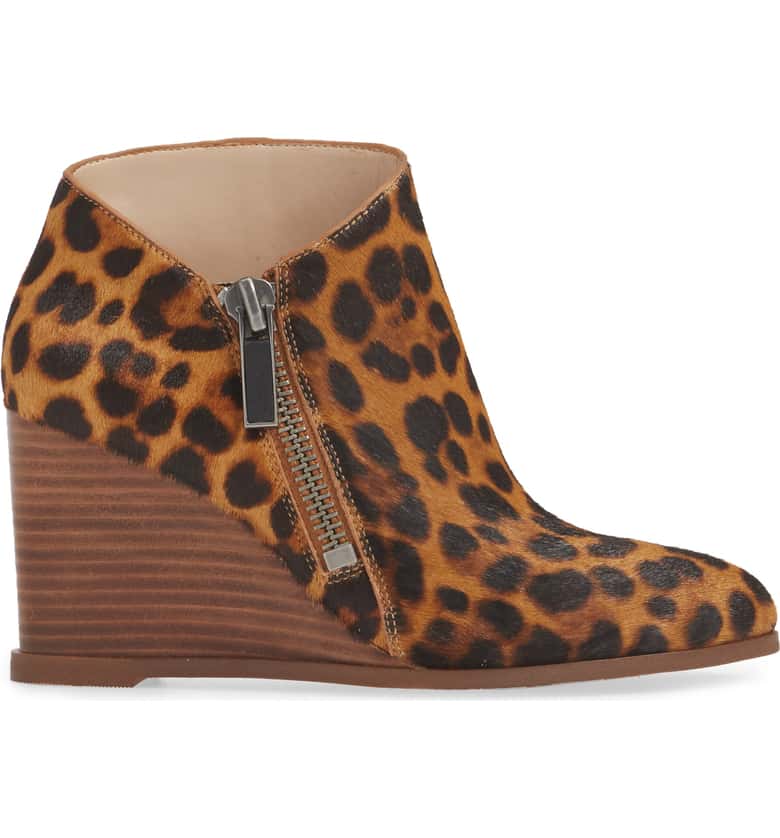 1 state leopard booties