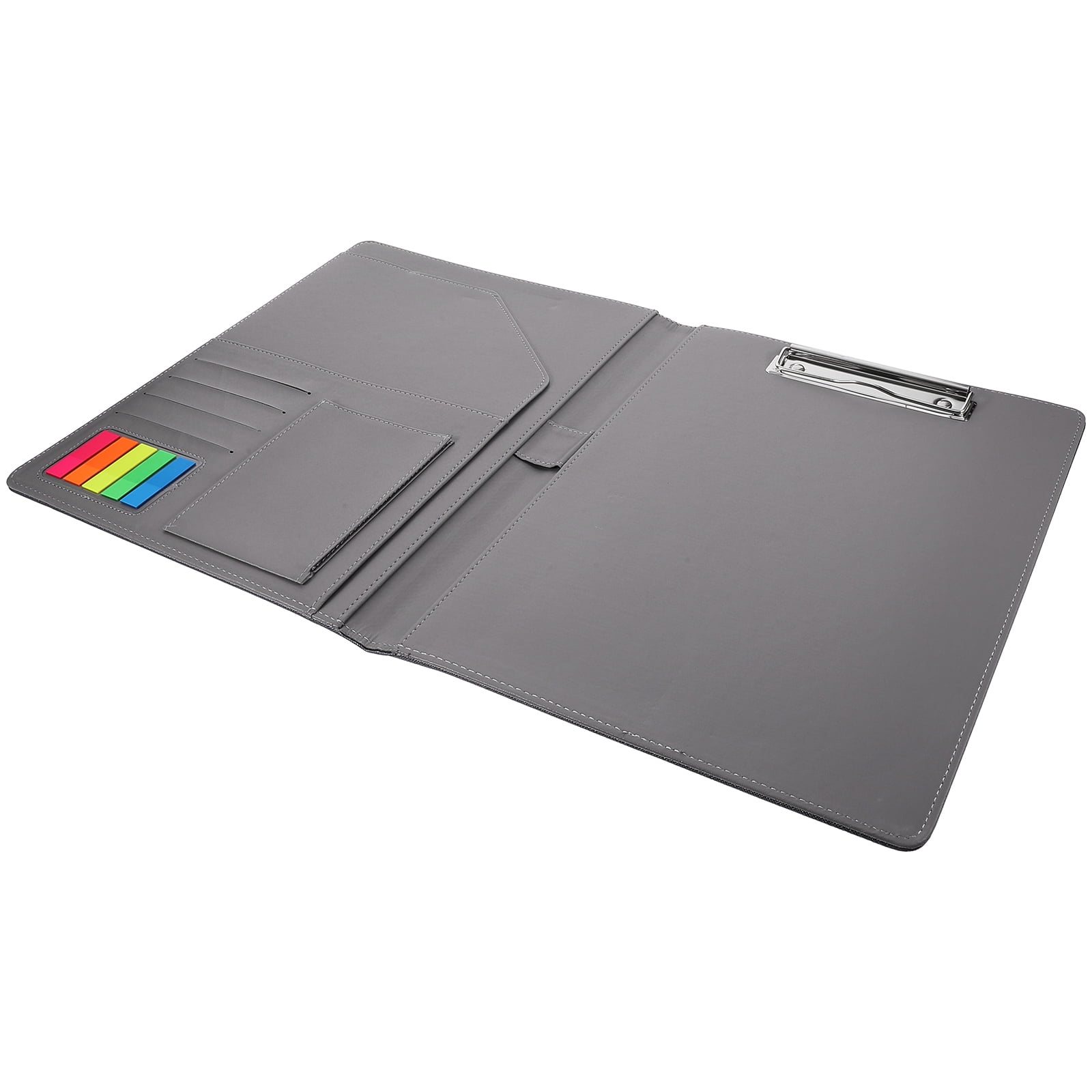 UPOUART Document Organizer Binder Grey PU 1Set for Professionals and Colleagues