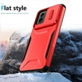 thumbnail image 6 of for Moto G 5G(2025) Case with Built-in Camera Lens Slide Cover, Heavy-Duty Shockproof Rugged Case Heavy Duty Bumper Shockproof Phone Cover for Moto G 5G(2025),Red, 6 of 7