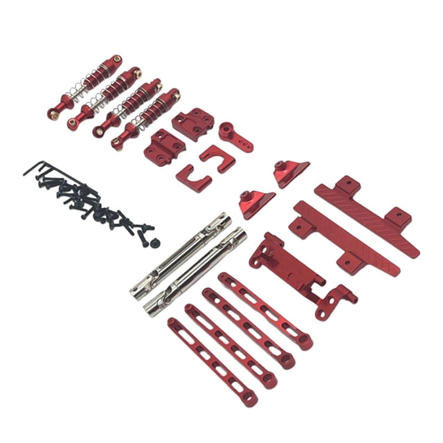 Kits de repuestos para coche RC, actualización de RC, reemplazo del eje de transmisión, accesorios RC de metal para rojo