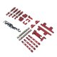 thumbnail image 1 of Kits de repuesto para actualización de vehículos RC, actualización RC, eje de transmisión, fácil de instalar, accesorios RC de metal resistentes para rojo, 1 of 8