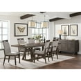 thumbnail image 3 of Intercon Furniture Hearst Transitional Wood Upholstered Chair in Brown(Set of 2), 3 of 4