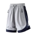 thumbnail image 2 of JTSRKL Mens Mesh Basketball Shorts Color Block Loose Baggy Quick Dry Short Pants Breathable Summer Gym Training Active Sport Bottoms, 2 of 6