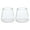 White, variant on Masteelf Set of 2 Borosilicate Glass Juice Cups with Stylish Design, and Perfect for Home, Kitchen, and Everyday Use