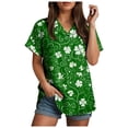 thumbnail image 6 of vigerkar Womens St Patricks Day Shirt 2026 Funny Irish Shamrock Print Shirts (Green, 3XL), 6 of 7