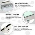 thumbnail image 3 of IFANLANDOR 25pcs Shower Door Bottom Runners Cold Rolled Steel Durability Bathroom Installation, 3 of 8