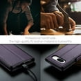 thumbnail image 6 of Flip Wallet Case for Google Pixel 8a, with RFID Blocking Credit Card Slot Kickstand Magnetic Closure Protective Phone Cover Women Men for Google Pixel 8a (Purple), 6 of 18