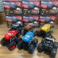 thumbnail image 2 of 6 estilos Disney Pixar Cars Big Wheel Offroad Metal Cars Rayo McQueen Sheriff Black Storm Jackson Cruz Mater Juguetes Regalos para niños, 2 of 6