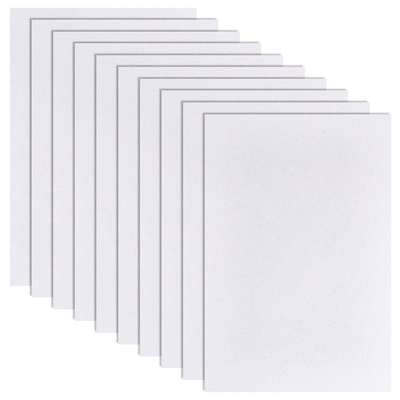 10 Sheets White EVA Foam Sheets 11.8 x7.9 Inch 1.5mm Thickness Craft Foam Paper
