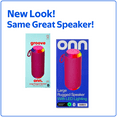 thumbnail image 4 of onn Large Rugged Speaker with Bluetooth Wireless Technology and LED Lighting, Pink, 4 of 8
