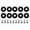 Black, variant on M6 Stainless Steel Gasket Bolt Frame Decoration Screw Kit for Bumper Plate, Silver Finish (10pcs Silver / 2.3 oz)