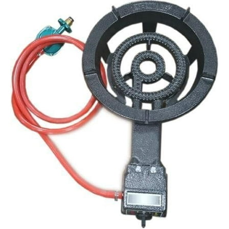 Portable Propane Gas Burner Cooker - Portable Camp Stove - 30,000 Heavy Duty Cast Iron$$Garden &