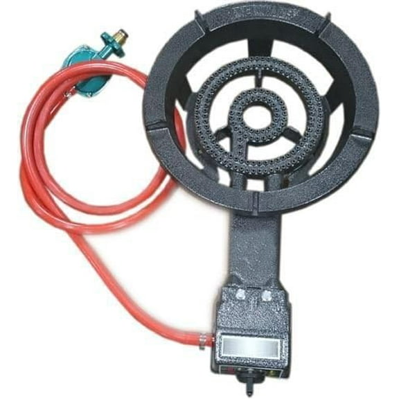Portable Propane Gas Burner Cooker - Portable Camp Stove - 30,000 Heavy Duty Cast Iron$$Garden &