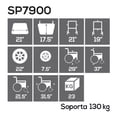 thumbnail image 3 of Silla Ruedas Extra Suave Extra Gran Medimetrics Medimetrics SP7900, 3 of 3