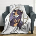 thumbnail image 4 of Pokemon Eevee Umbreon Throw Blanket Cute Flannel for Boys Girls Men Women, 4 of 7
