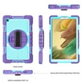 thumbnail image 6 of TECH CIRCLE  2021 Galaxy Tab A7 Lite Case 8.7" (SM-T220), Shockproof Rugged Kickstand Kids Case with Hand/Shoulder Strap, Purple, 6 of 9