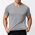 thumbnail image 6 of Plus Size 5Xl Men's Athletic Shirt Quick Dry T Shirts Gym Workout Short Sleeve Lightweight Breathable Tees Performance Running Shirts, 6 of 8