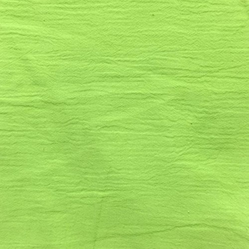 50" Lime Cotton Gauze Fabric15 Yards Wholesale By the Bolt