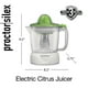 thumbnail image 2 of Proctor Silex Exprimidor de Cítricos Eléctrico Exprimidor de Naranja, Exprimidor de Limón, 34 oz. Lanzador, Blanco, 66340, 2 of 5