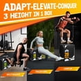 thumbnail image 7 of Yes4All 3-in-1 Soft-Padded Plyo Box With Wooden Core, Non-Slip Multi-Use Cushioned Plyometric Jump Box with Vinyl Cover for Jumping, Conditioning, Strength Training - 20x18x16 Inches, 7 of 7