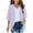 Purple, variant on zbxnLI Girls Chiffon Cardigan 3/4 Sleeve Open Front Summer Cardigans Lightweight Outwear 3-14 Years