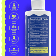 Adapted Nutrition | Keto IV Electrolyte Drops Raw Unflavored Minerals | 30 Servings