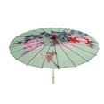 thumbnail image 2 of 3pcs Vintage Style Chinese Umbrella Silk Cloth Parasol Sun Protection Wedding Dance Cosplay Photo Props Decoration Gift Colco none, 2 of 8