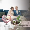 thumbnail image 6 of Cardinal Bird Urns for Ashes Adult - Large Cremation Burial Heart Urns - Funeral Urn with Secure Lid For Family Ash - Blue Urn for Ashes Mom3inch, Small/Mini Size - Single 1Pcs, 6 of 7
